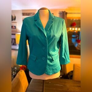 Teal blazer